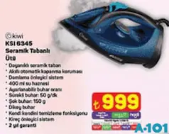 KİWİ KSI 6345 SERAMİK TABANLI ÜTÜ